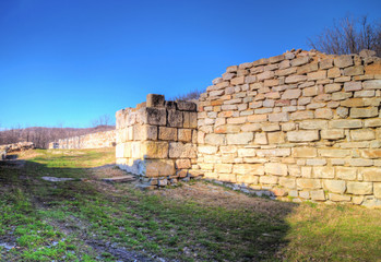 Ruins of medieval fortress
