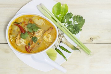 Tom Yum  Kung food of Thailand