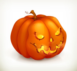 Halloween Pumpkin, vector icon