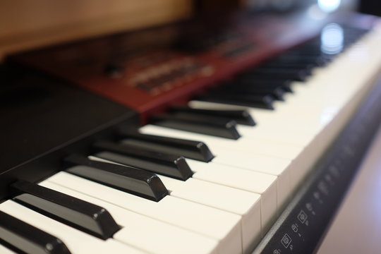 The image of piano keys