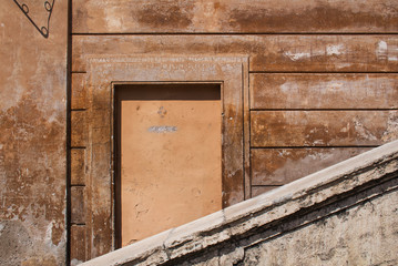 Details of Architecture in Rome, Italy