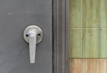 handle on door