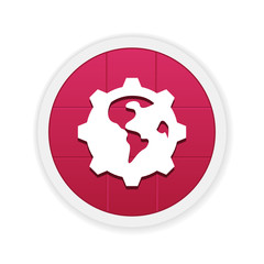 Circle  App Icon- Red