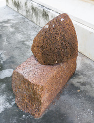 The stone garden chair