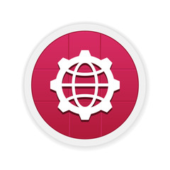 Circle  App Icon- Red