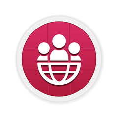 Circle  App Icon- Red