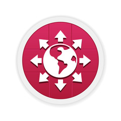 Circle  App Icon- Red