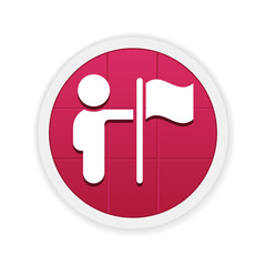 Circle  App Icon- Red