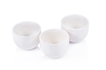 teacup set on a white background