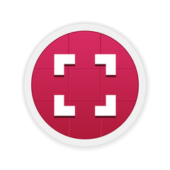 Circle  App Icon- Red