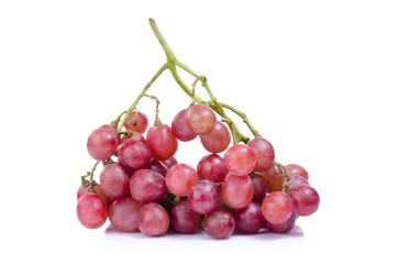 grapes isolated on over white background