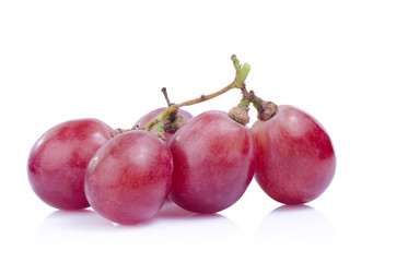 grapes isolated on over white background