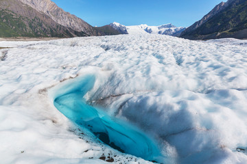 Fototapeta na wymiar Kennicott glacier