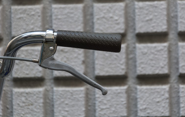 bike hand - soft focus with vintage film filter