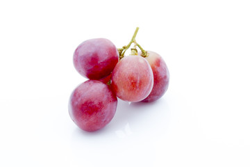 Grape on the white background. Fresh  berry.