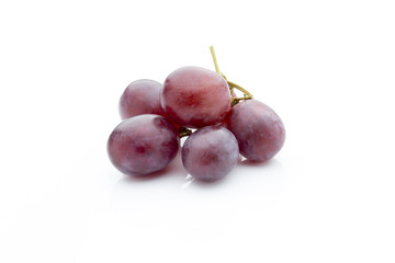 Grape on the white background. Fresh  berry.