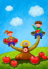 Illustration of childhood