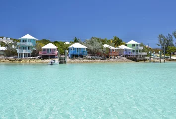 Abwaschbare Fototapete Staniel Cay yacht club. Exumas, Bahamas © HappyAlex
