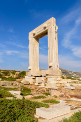 the Ancient marble gate 