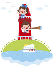 experiential learning and a lighthouse keeper