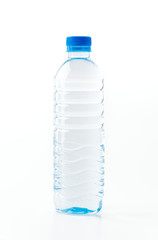 water bottle on white background