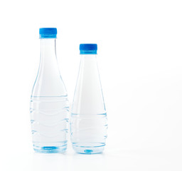 water bottle on white background