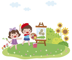 summer vacation art homework