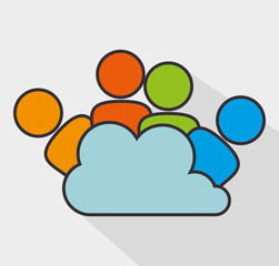 Cloud computing design.