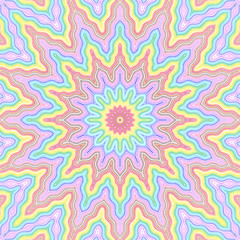 Fototapeta na wymiar Bright color wavy lines pattern