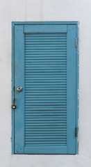 vintage door - soft focus with vintage film filter