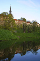 Obraz premium Toompea hill in Tallinn. Estonia