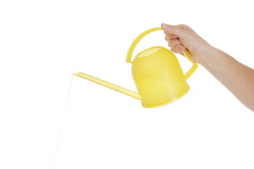 femme tenant arrosoir © mariesacha