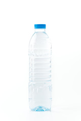Naklejka premium water bottle on white background