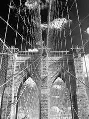 Naklejka premium Brooklyn Bridge in New York City
