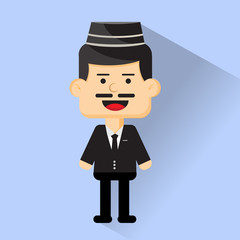 Islam business cartoon design