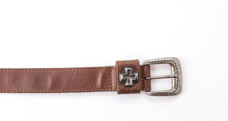 belt on white background