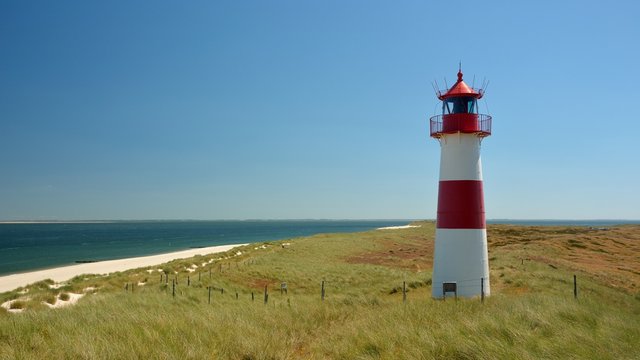Leuchtturm auf der Insel Sylt