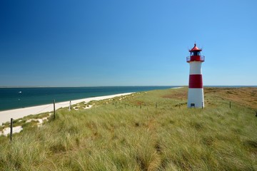 Leuchtturm auf der Insel Sylt