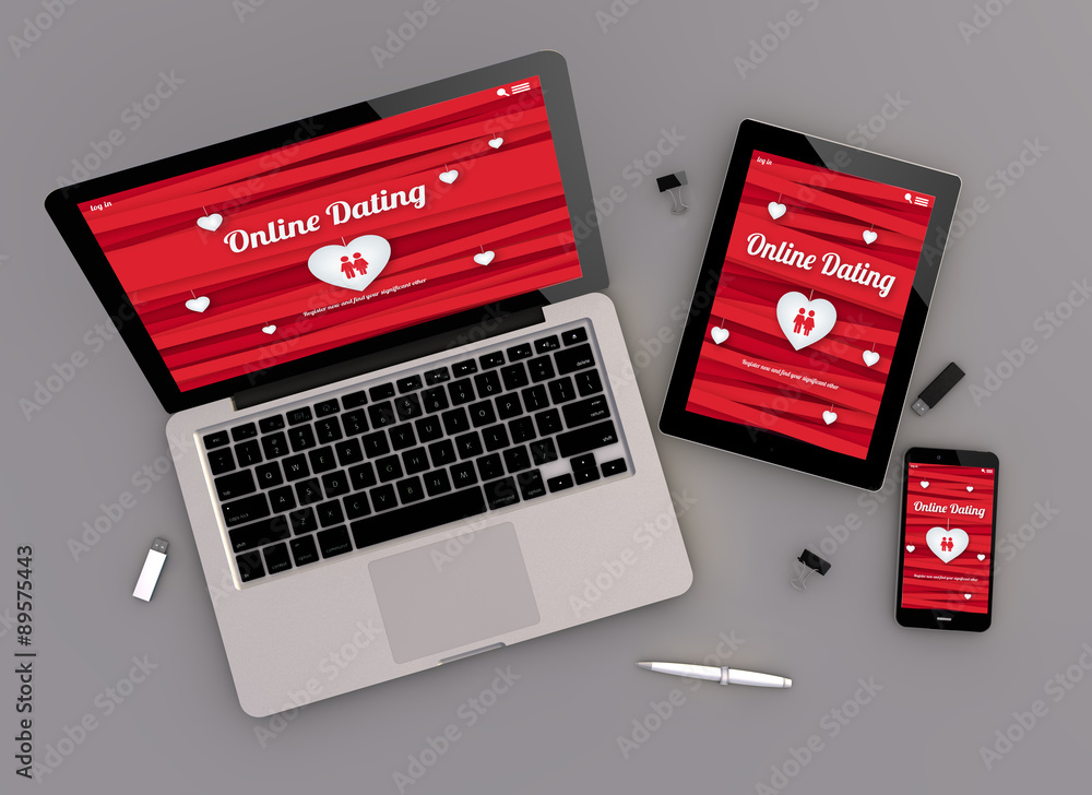 Canvas Prints responsive design online dating website zenith view