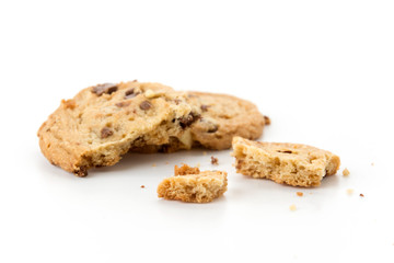 milk chocolate toffee almond cookies