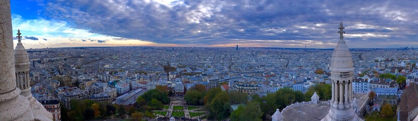 panorama paris du sacré coeur