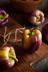 Organic Purple Bell Peppers