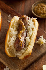Beer Bratwurst with Sauerkraut