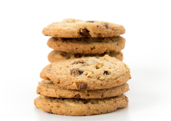 milk chocolate toffee almond cookies