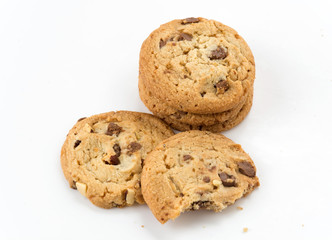 milk chocolate toffee almond cookies