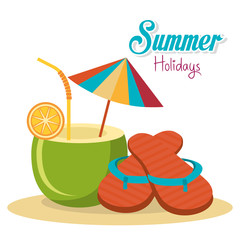 Summer vacations design.