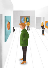 Fototapeta premium touring museum