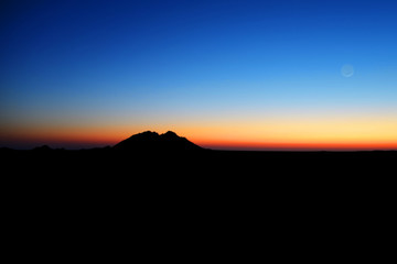 Sunset at Klein Spitzkoppe, Namibia