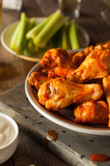 Spicy Homemade Buffalo Wings