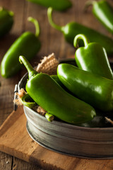 Organic Green Jalapeno Peppers